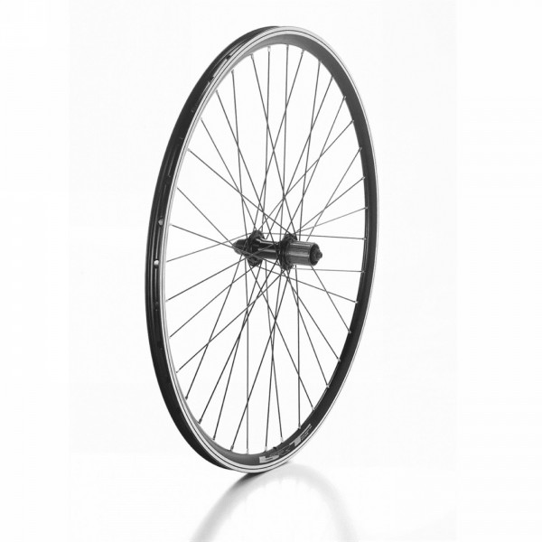 Rad 28 "ctb hintere schwarze kassette 8/9 / 10v qr v-brake - 1