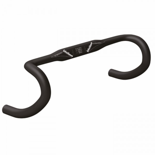 Trimax compact handlebar 31.8mm x 420mm black graphics - 1