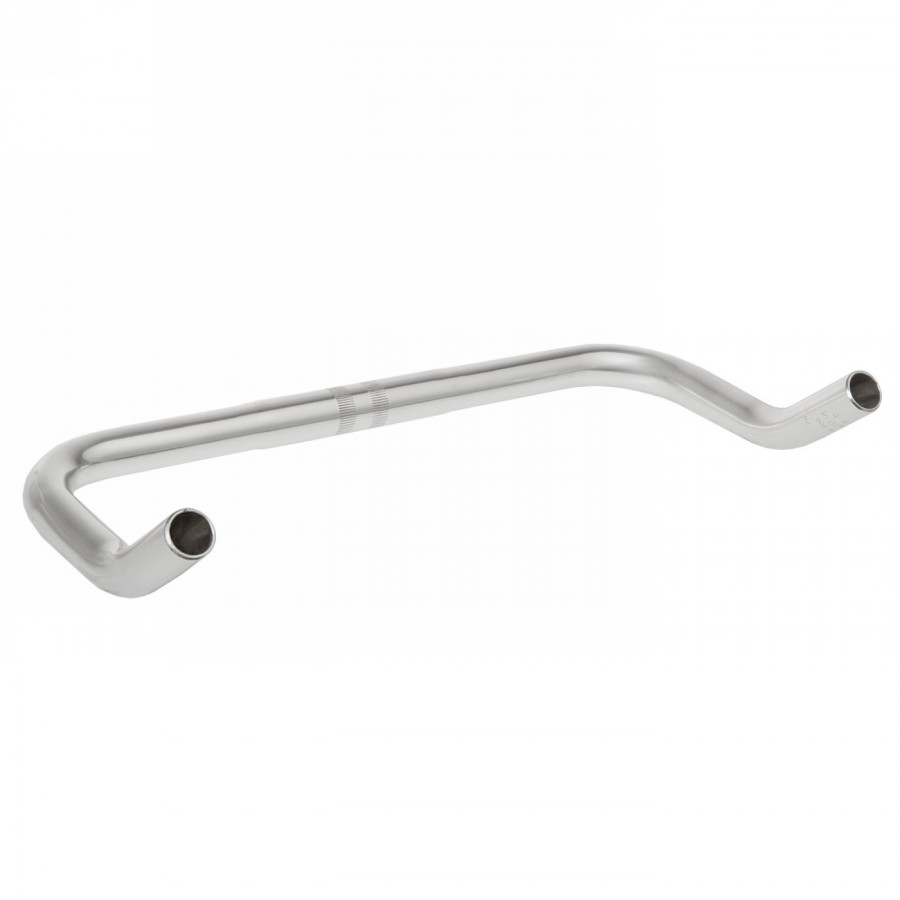 Track/single speed/fixed handlebars, bullhorn shape, aluminium, 400 mm (centre), without drop/reach, clamping 25.4 mm, handlebar