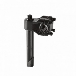 Black bmx/freestyle handlebar stem 22.2mm - 1