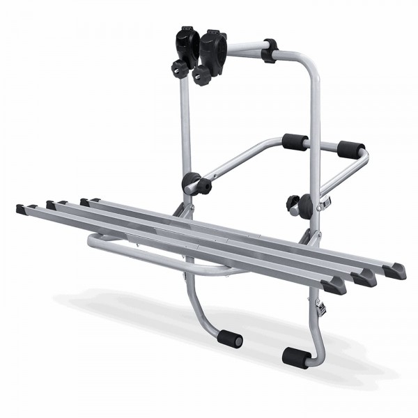 Steelbike rear bike carrier for 3 bikes in silver steel - 1