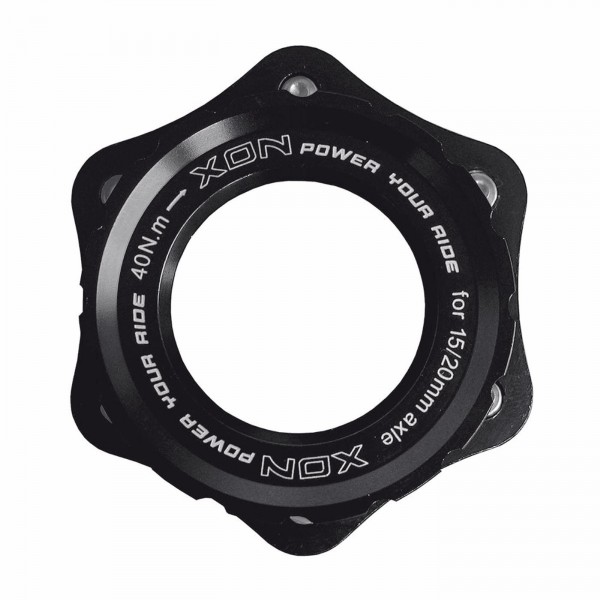 Center lock disc adapter for axle: 15/20mm x weight: 30.5gr black - 1