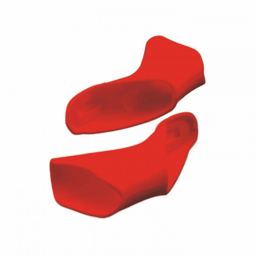 Paire de couvre leviers rouges sram - 1