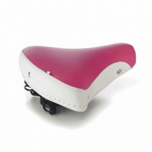 Pliegue de silla de montar blanco/rosa - 1