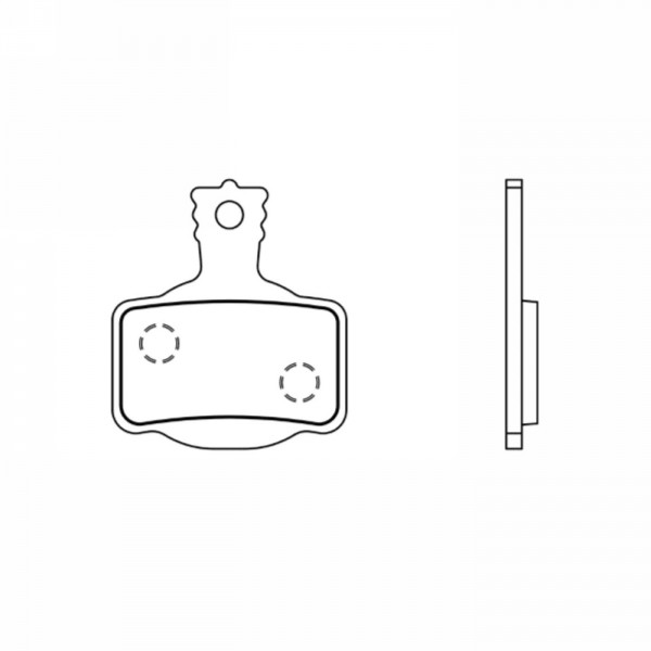 Paire de plaquettes semi-métalliques polyvalentes MT4/MT8 - 1