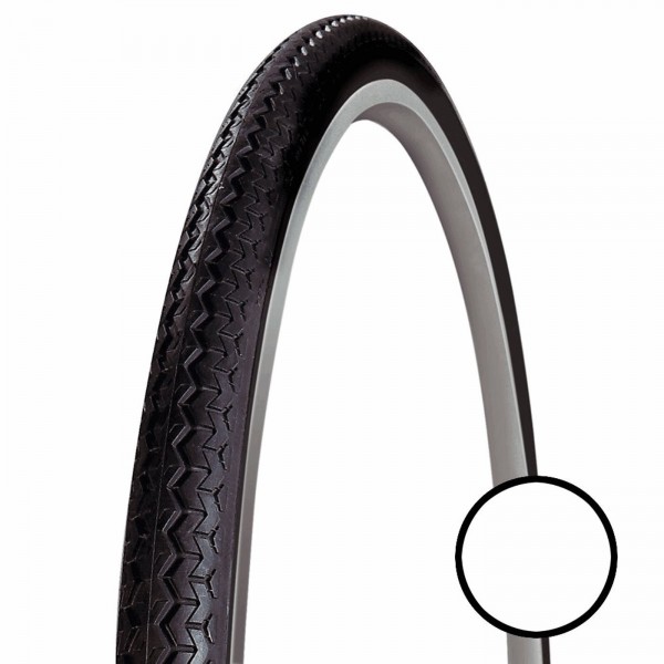 World tour tire 26x1.1/2 tube type black/white - 1