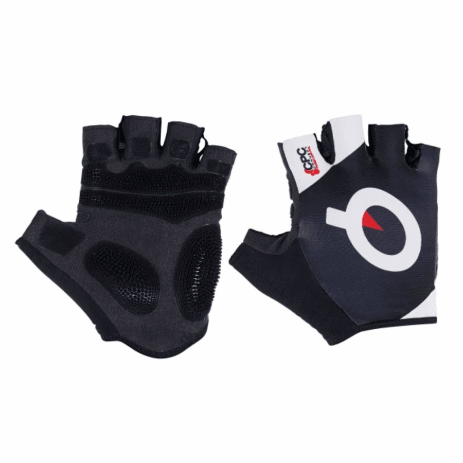 Cpc short finger gloves, black with white insert, tg. s. - 1