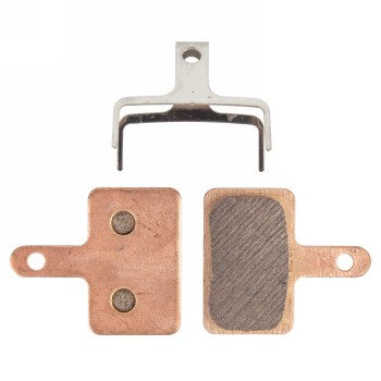 Brake pads, sintered, for shimano disc brakes: br-c501, br-m575, br-m525, br-m495, br-m486, br-m485, br-m475, br-m465, - 1