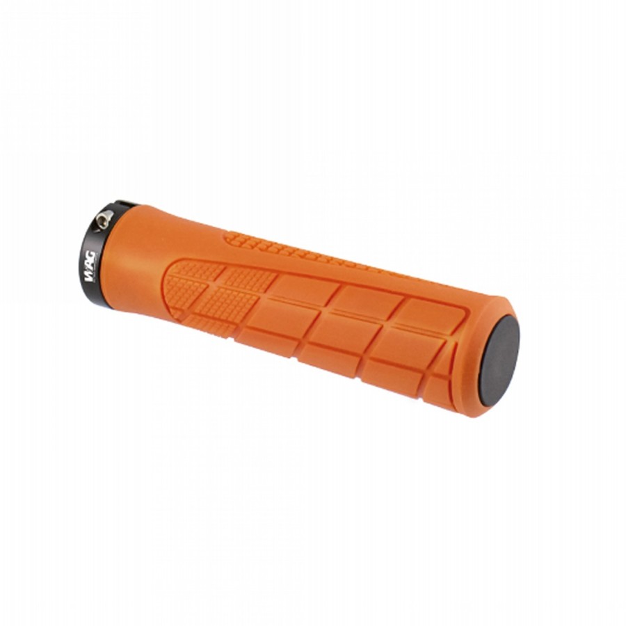 Coppia manopole mtb pro con lock ring 135mm arancio - 1 - Manopole - 