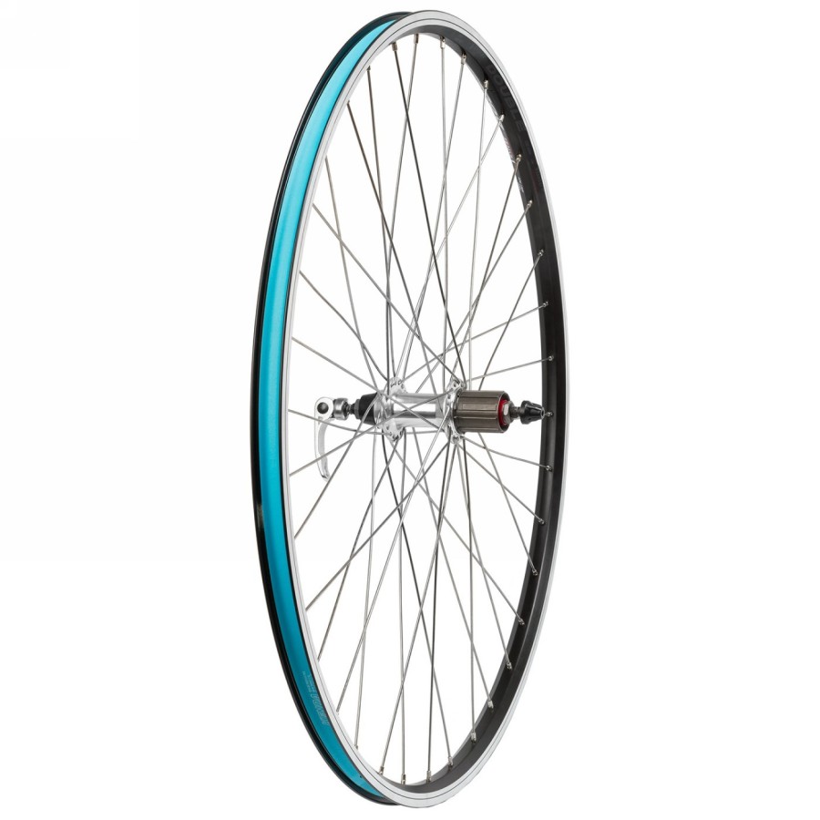 Roue, 28 ', hr, 36 trous 381025 : jante alu double paroi ventura, 700c, 36 trous, noir, av 324854 : - 1