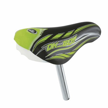 Selle 12/14 ok go noir / vert manchon 22 mm - 1