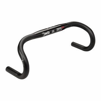 Zero100 31,7mm x 460mm shallow aluminum black handlebar - 1