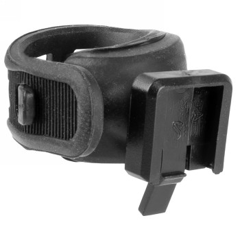 support pour feu arrière usb m-wave, n° 220559 (+ dans le set 221091), pour tige de selle, en sachet pe - 1