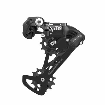 Mtb 9s umwerfer langer käfig aus aluminium 51 zähne schwarz - 1