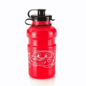 Red screen-printed baby water bottle - 1