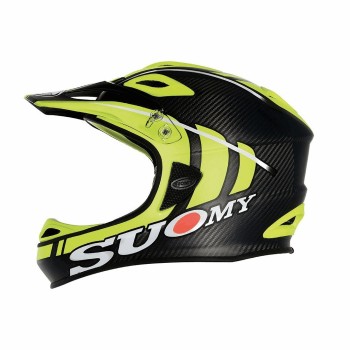 Casco jumper carbon amarillo fluo - talla s (56-57cm) - 1