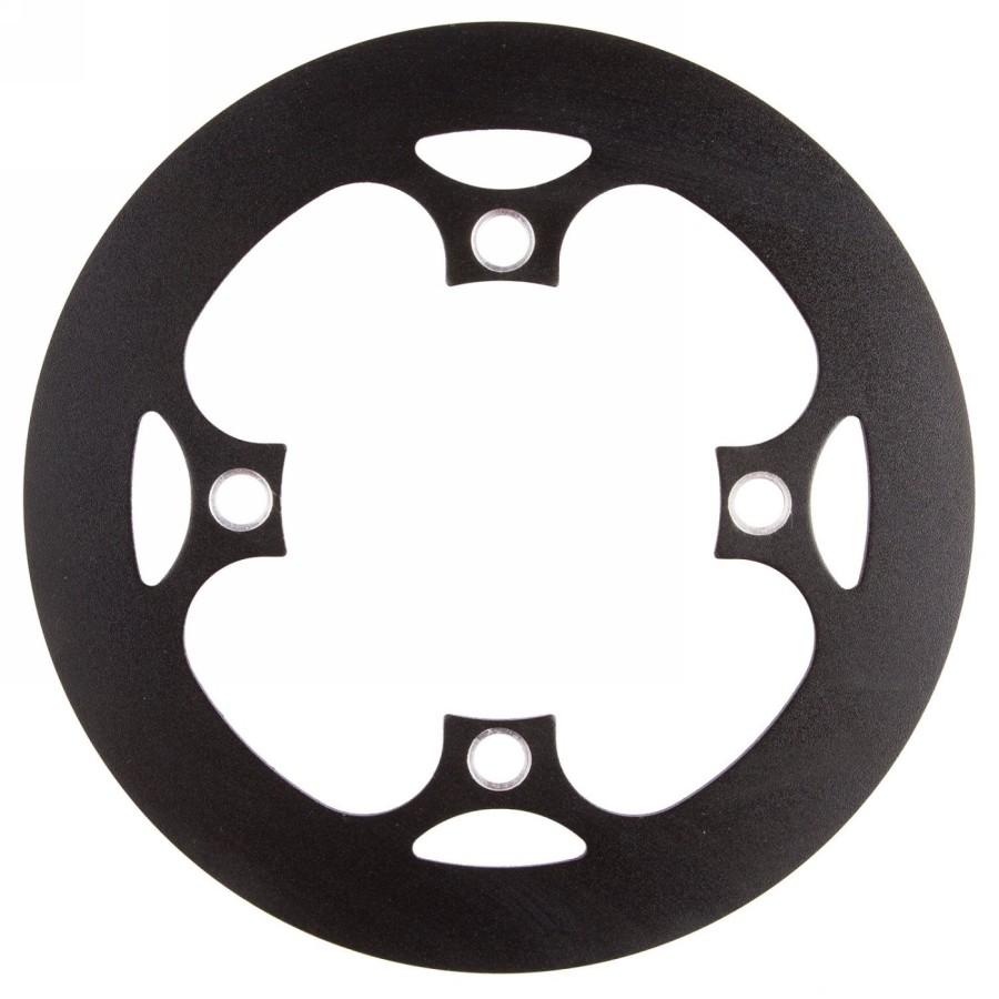 Chain guard pd-g-104-sl, aluminium, for hole circle 104mm, for 42 teeth, black anodised, mv - 1