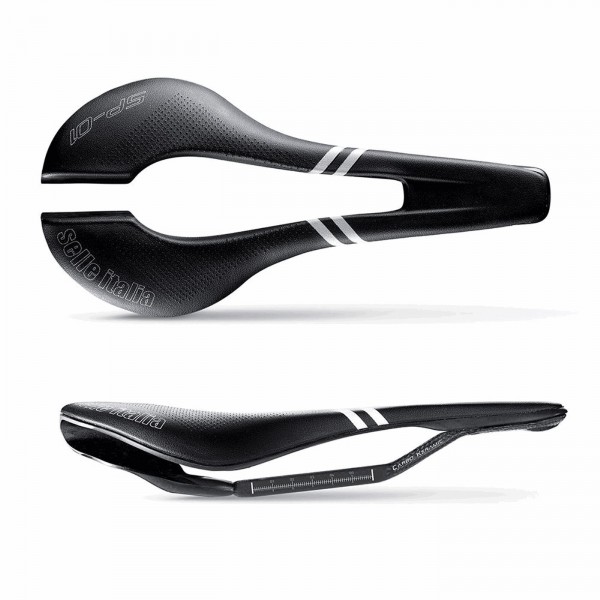 Sella sp01 130x288mm (s3) superflow kit carbon nero - peso: 164gr - 1 - Selle - 8030282487642