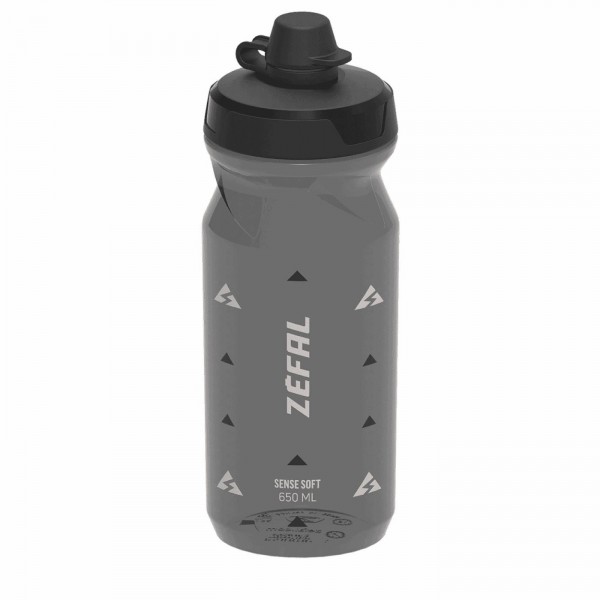 Sense soft bottle 650ml no-mud smoke black - 1