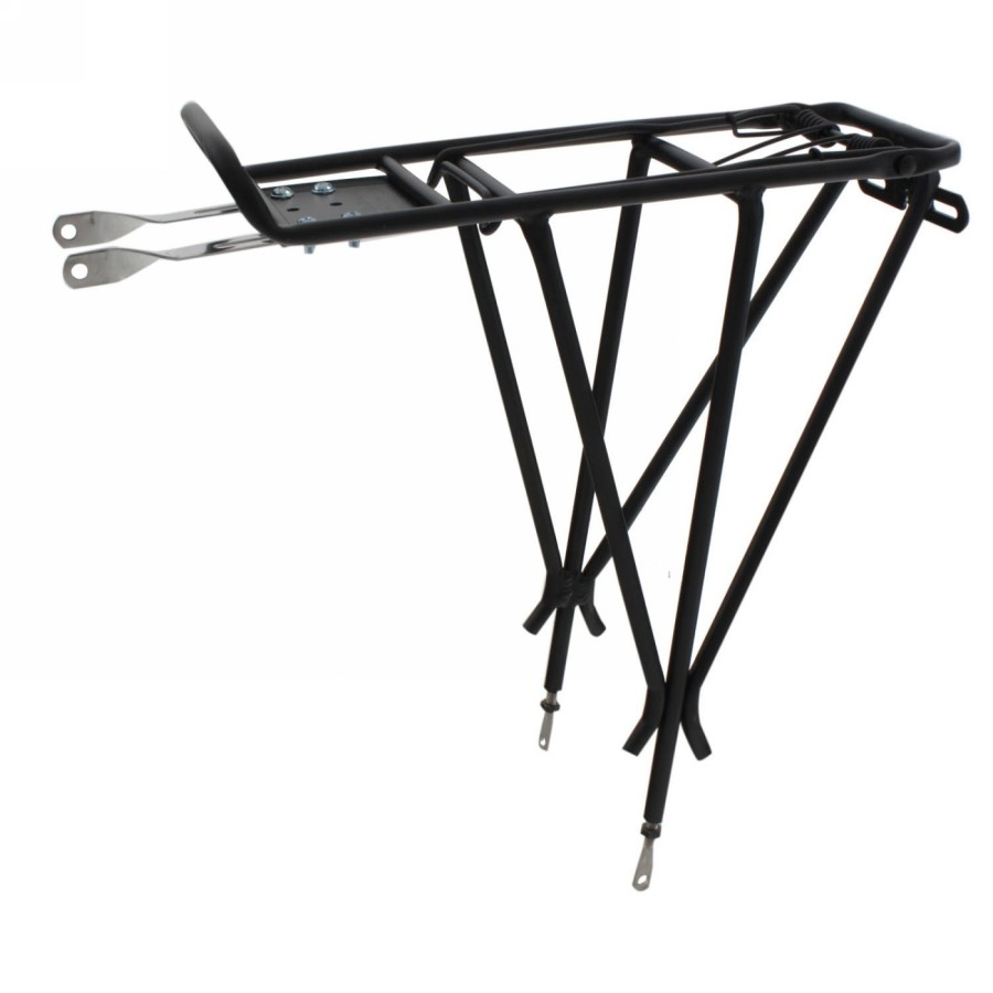 Luggage carrier o-stand 'adjust iii', aluminium, for 26/28/29', adjustable, made of sturdy aluminium round tube, with reflector 