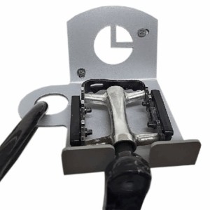 Wall hook reggiciclo 30kg attachment to the pedal and hole for padlock - 1