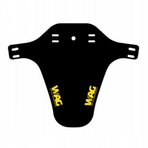 Garde-boue avant pour fourche noir avec logo jaune - 1