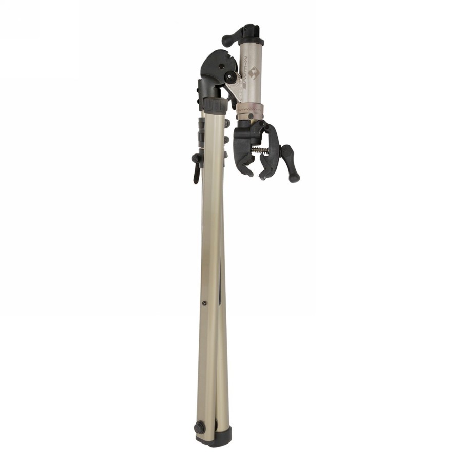 Assembly stand m-wave top assist 2, aluminium, foldable, head rotatable through 360° , height adjustable, in ek - 2