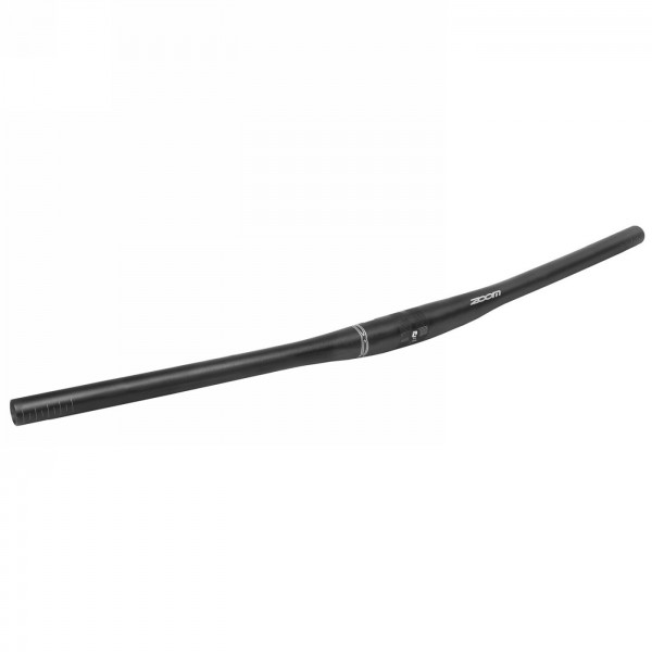 Mtb handlebars 'flat on top-29' zoom, aluminium, matt black, 780 mm, clamping 31.8 mm, 9°, rise 5 mm, on card - 1