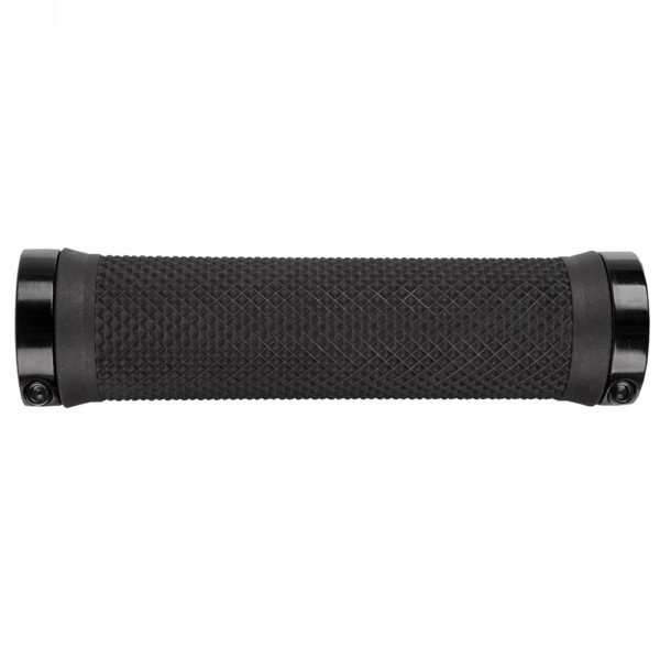 Pair of screw grips, 130 mm, black, in pair in pe-bag - 1