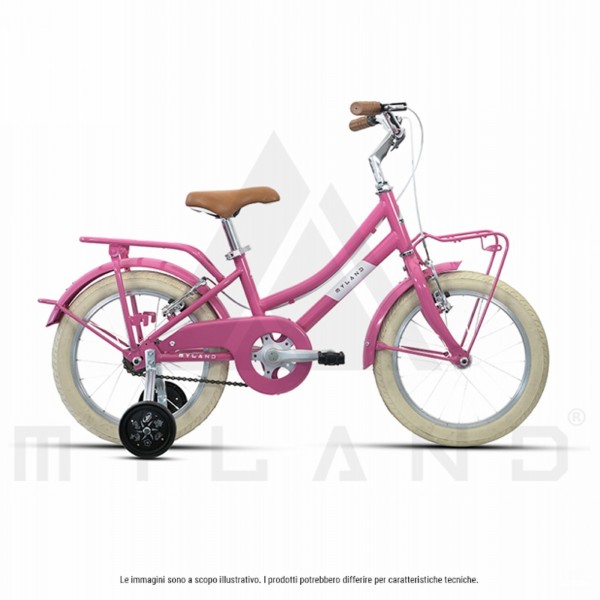 Bici bambino 16" 1v city rosa taglia l - 1 - Bambino - 8059796060028