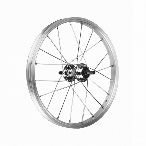 Roue 12" moyeu arriere aluminium 100mm - 1