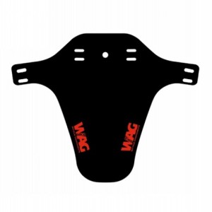 Parafango anteriore per forcella nero logo rosso - 1 - Parafango - 