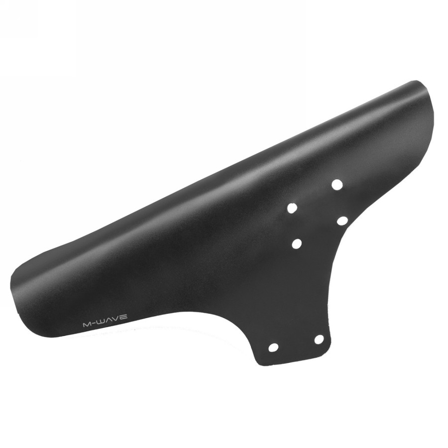 Universal mudguard, m-wave, for vr or hr, durable and flexible plastic, black, for attachment to the - 1