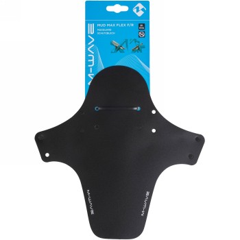 Universal mudguard, m-wave, for vr or hr, durable and flexible plastic, black, for attachment to the - 3