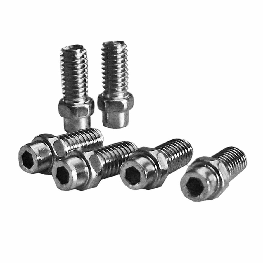 Kit pins pedal 8 mm aus silbernem aluminium – 40 stück - 1