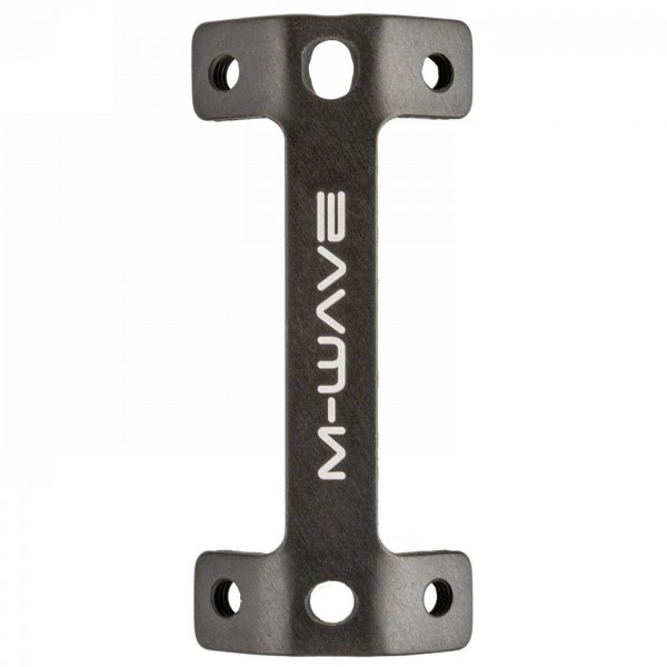 Adapter for attaching 2 bottle cages to one bottle cage holder, only 9g, on m-wave card - 1