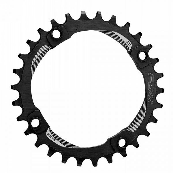 Chainring solo 104 30 teeth aluminum 7075 cnc black - bcd 104mm - 1