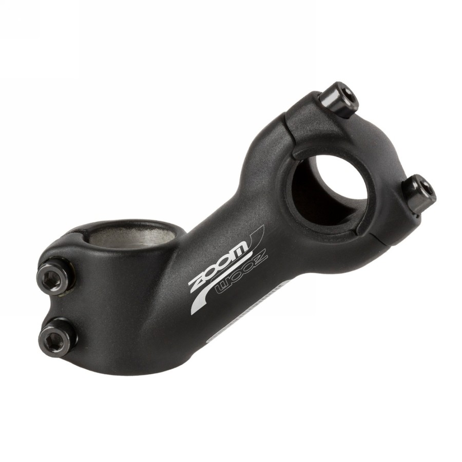 Ahead stem, zoom, 1.1/8' (28.6mm), 90 mm, 40°, aluminium, black with black clamp 25.4 mm, mv - 1