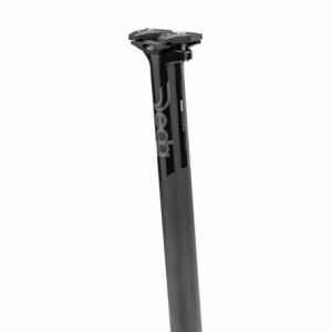 Tija de sillín zero100 31,6x350mm acabado negro sobre negro offset: 0mm - 1