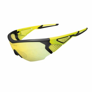 Lunettes roubaix noir/jaune - 1