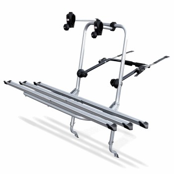 Logic rear bike carrier for 3 bikes in silver steel - 1