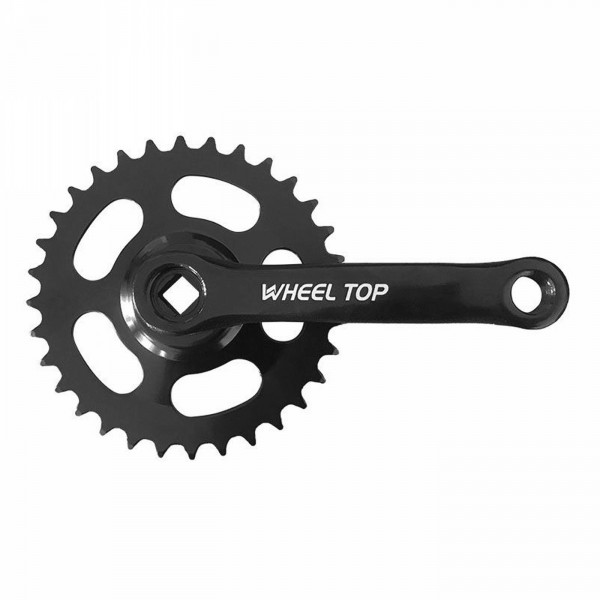 Crankset junior 16 1s 32 teeth x 127mm black - 1