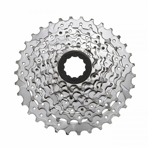 Cassette 8v x 11/32 dientes de niquel plata - cuerpo shimano - 1