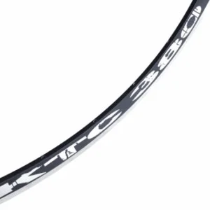Cerchio 700c ktc 380 28" 20 fori in alluminio per rim brake nero pista frenante silver tubeless ready - 1 - Cerchi - 