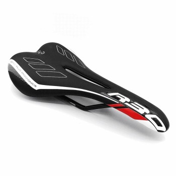 Mtb/running saddle r30 black/red cr-mo - 1