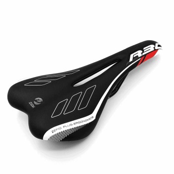 Mtb/running saddle r30 black/red cr-mo - 2