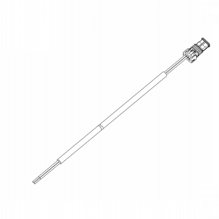 Stromversorgungskabel drittanwendung, 2-poliges kabel 200 mm zum anschluss an den elektrischen anschluss lib - 1