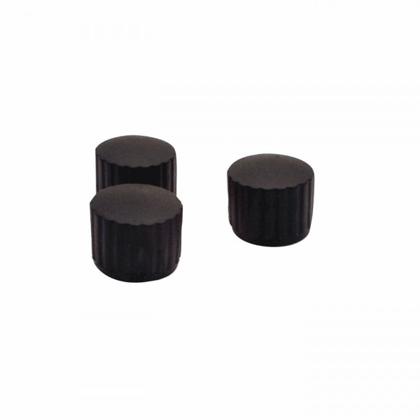 Dynamo rubber cap black (10 pieces) - 1