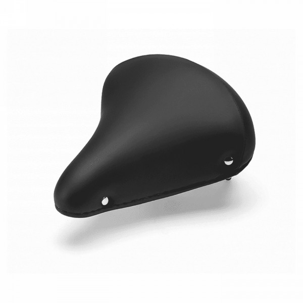 Black double spring travel saddle - 1