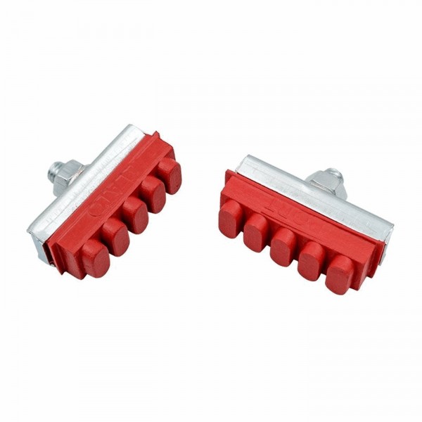 Pattini freno sport/olanda/torino 35mm rosso (oem 10 coppie) - 1 - Pattini - 8005586214492